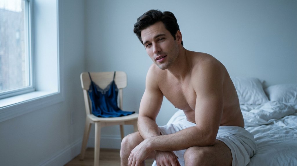 A vital young man at dawn, symbolic of vascular and sexual health linked to B vitamins